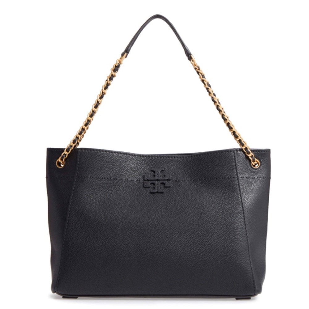 TORY BURCH✨ McGraw Medium Leather Chain Tote